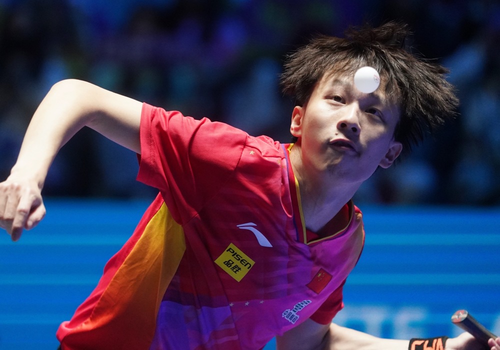 乒乓球——澳门世界杯决赛:马龙夺冠(3)