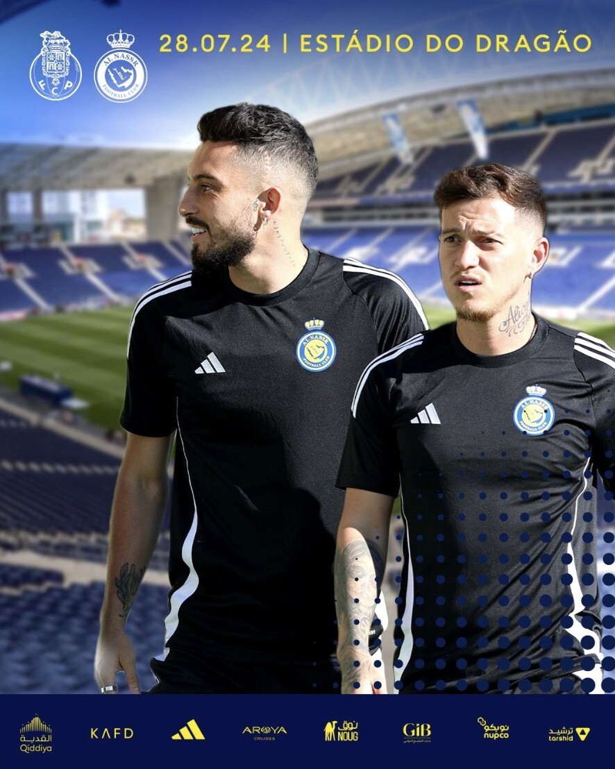 利雅得胜利官方:俱乐部将于7月28日与波尔图进行一场友谊赛