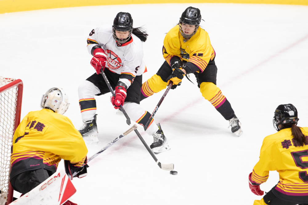 冰球——中国女子职业联赛:哈尔滨队胜四川队