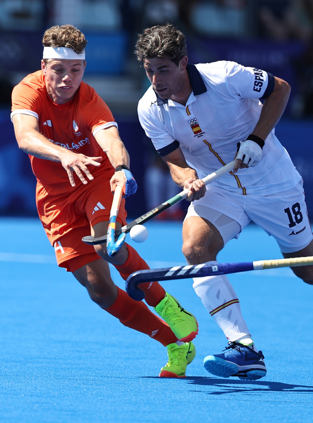巴黎奥运会丨曲棍球——男子半决赛:荷兰队晋级决赛