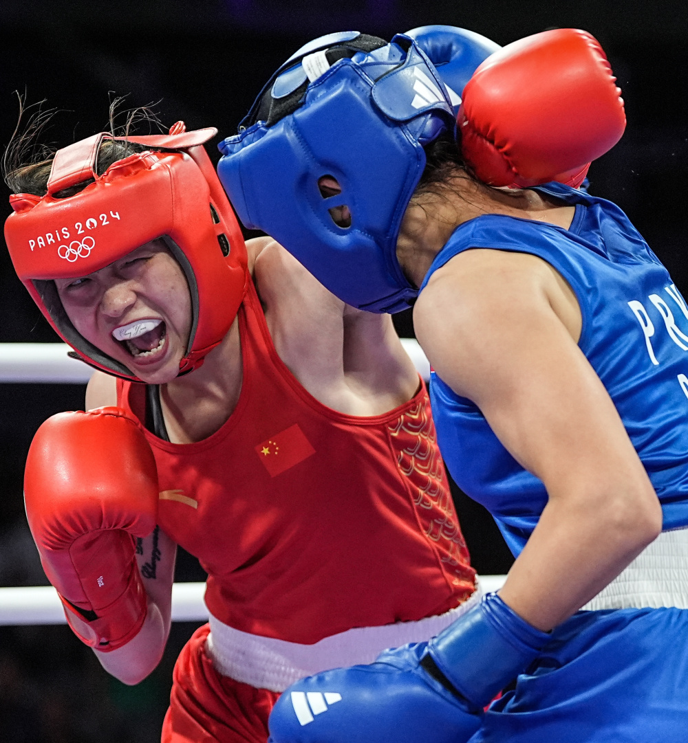 巴黎奥运会|拳击——女子54公斤级半决赛:中国选手常园晋级(2)