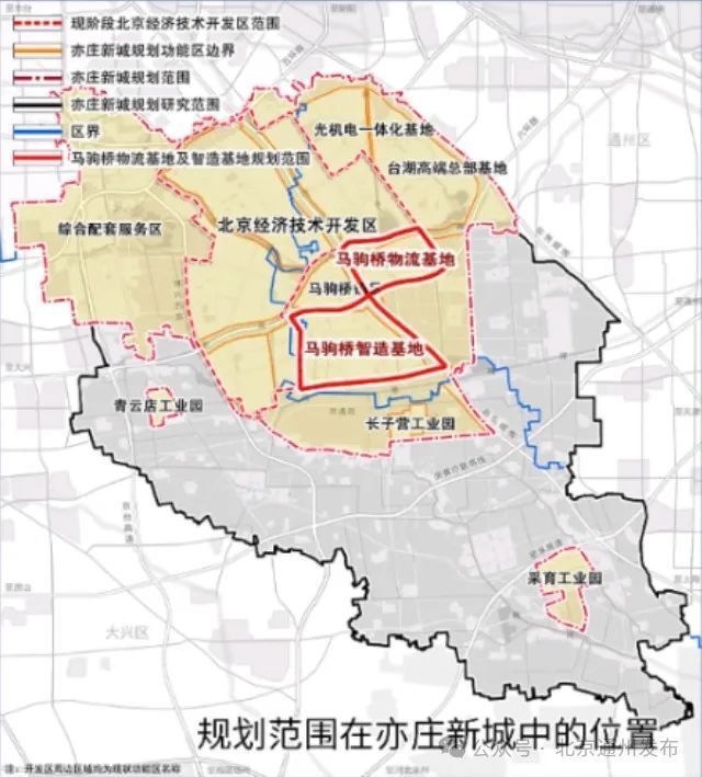 马驹桥这两大基地街区控规来啦!总用地面积22.2平方公里
