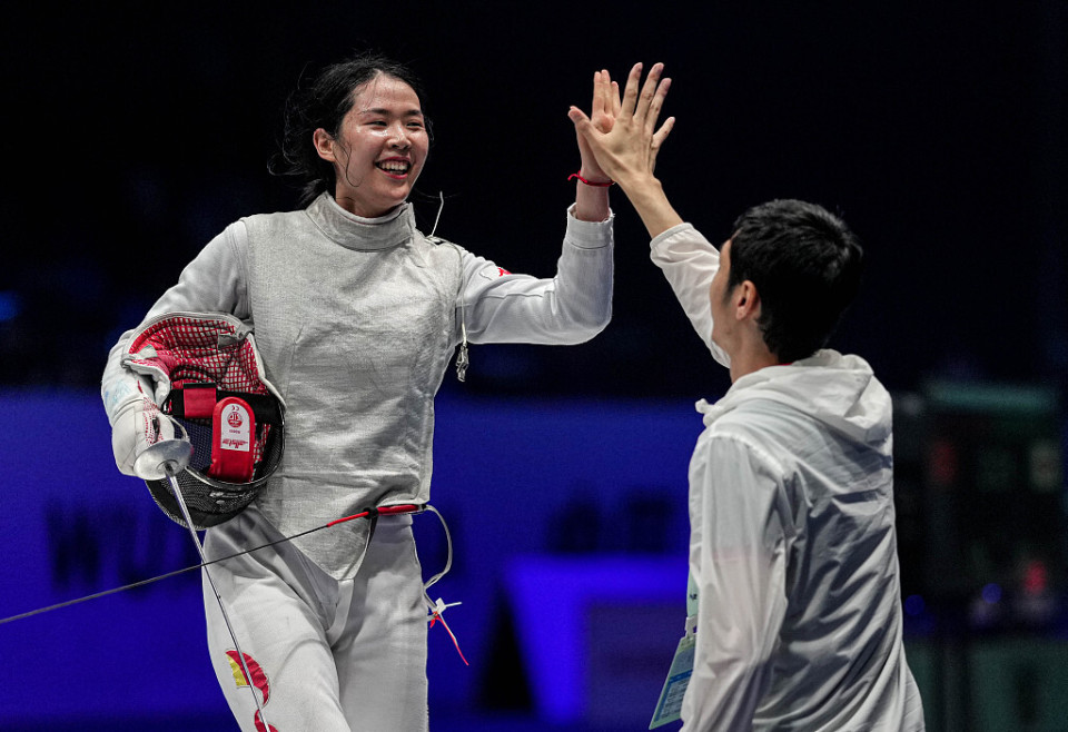 在这个奥运周期里,中国女子花剑的成长和进步,也是中国击剑队冲击巴黎