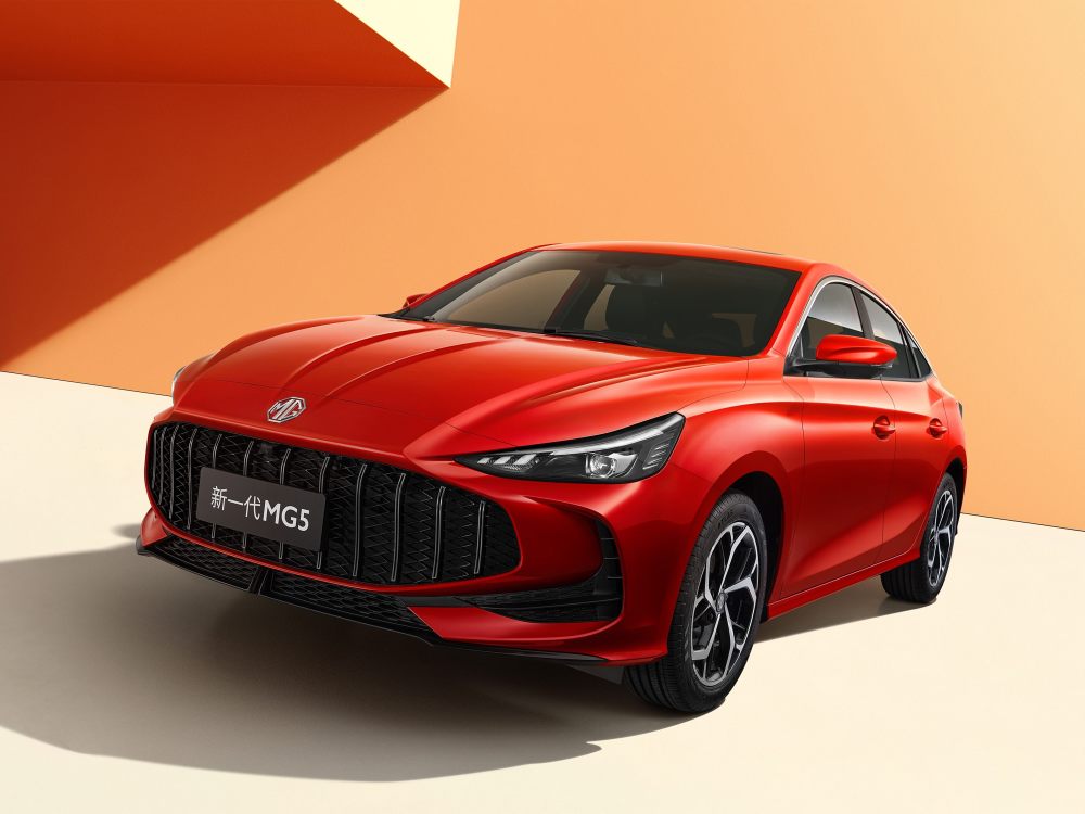 外观细节小幅修改,新款上汽名爵mg5官图发布