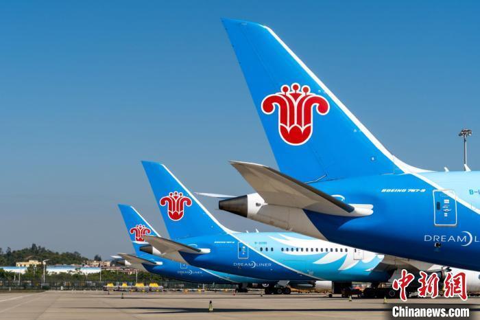 供图记者28日从南航了解到,新开的广州至多哈航线将由波音787机型执飞