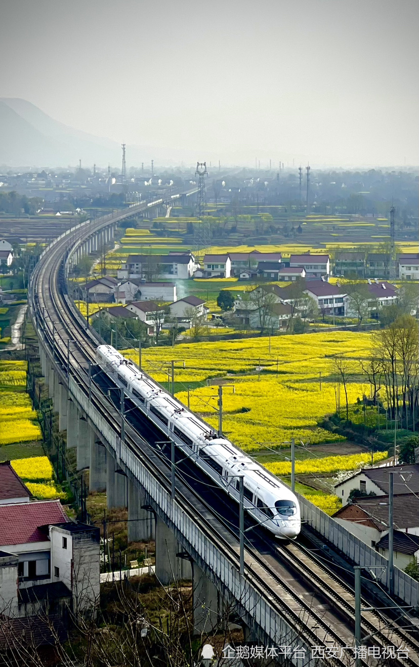 坐着高铁看中国阳春三月游汉中