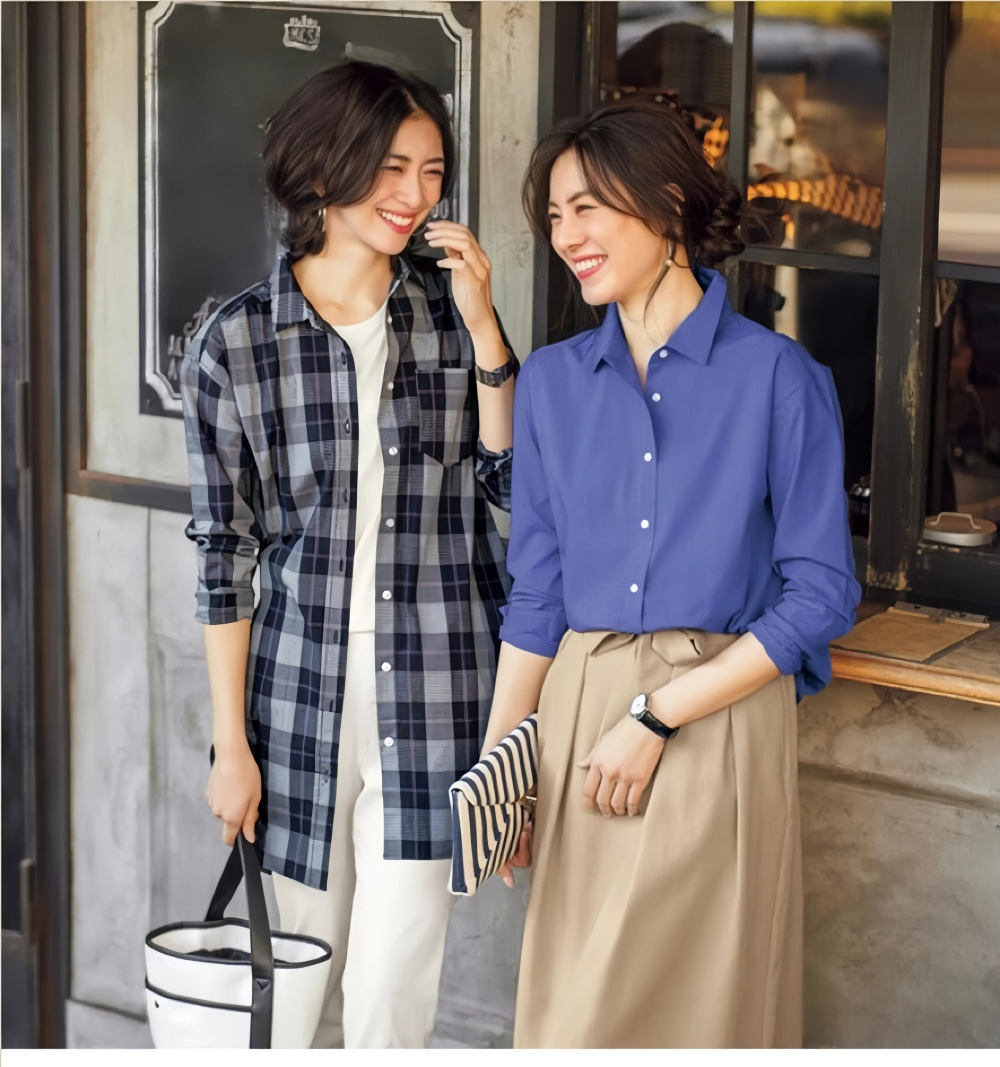 Gallery - Cách phối áo sơ mi mới này đang là xu hướng! Trông thật tuyệt khi kết hợp với chân váy và quần tây, và các tín đồ thời trang rất thích diện - image 1