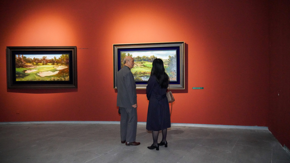 —张少侠油画作品展在母校南京艺术学院举办