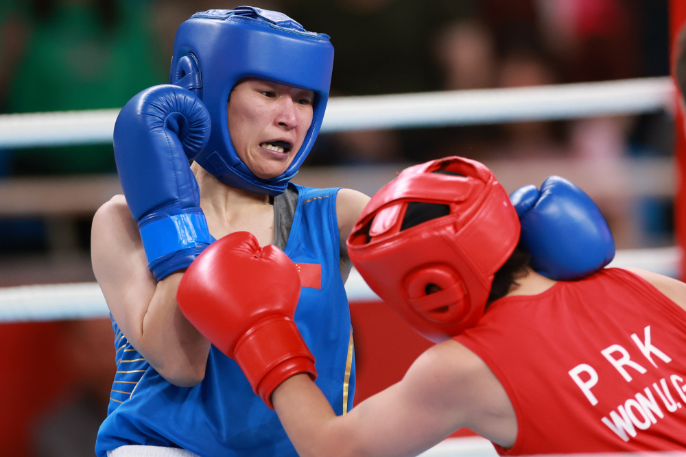 拳击——女子60公斤级:中国选手杨文璐夺冠(2)