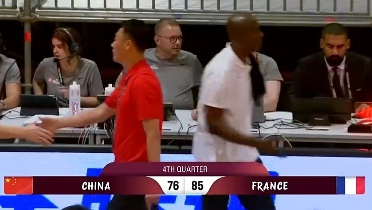 U19世界杯排位赛-张博源17+6 郇斯楠16+9+4帽 中国队不敌法国
