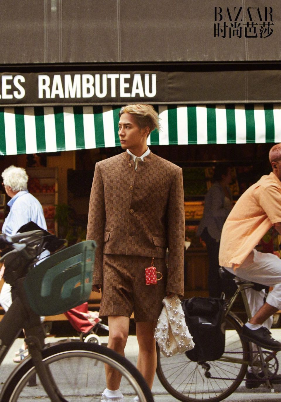 王嘉尔时尚芭莎金九封面手机壁纸得更新啦