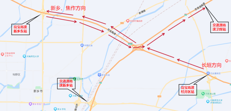 菏宝高速陕西路线图图片