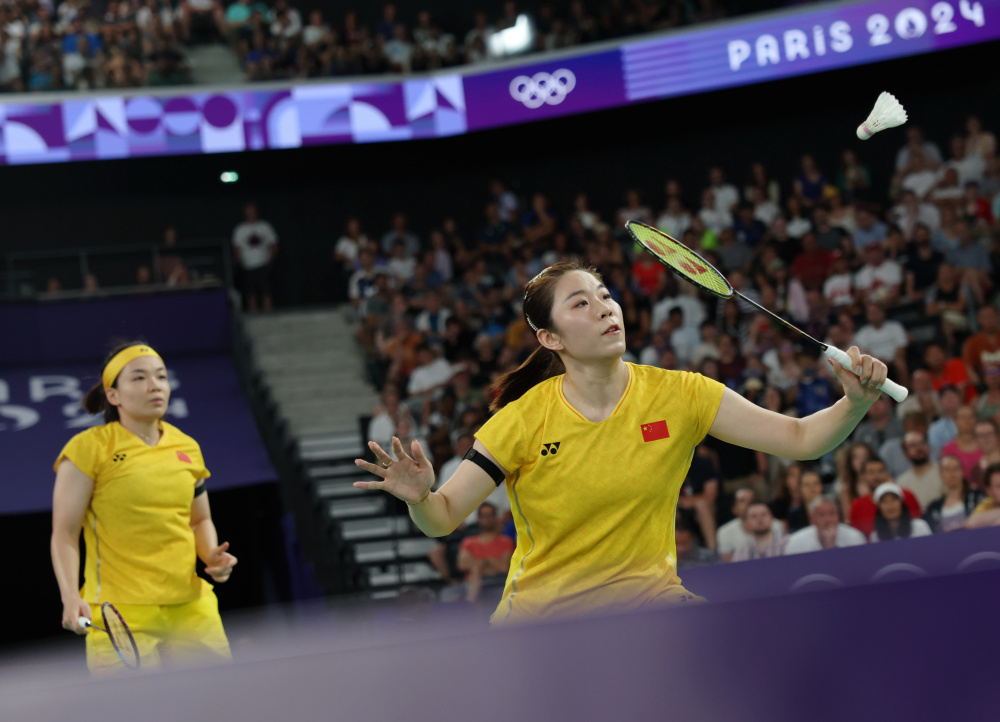 巴黎奥运会 | 羽毛球——女双小组赛:陈清晨/贾一凡获胜(3)