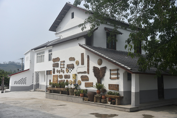 涪陵巴蜀美丽庭院示范片完工乡村旧貌换新颜