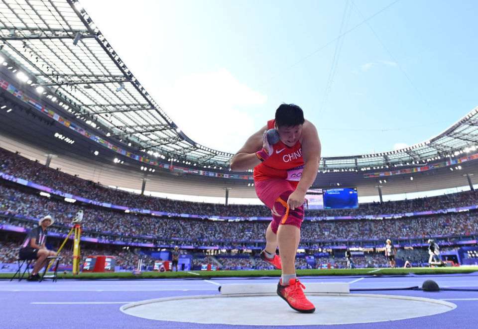 巩立姣和宋佳媛晋级巴黎奥运会女子铅球决赛