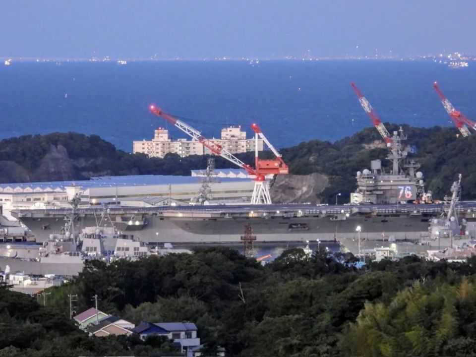 国庆假期在即，里根号未能出航，美韩勾连上眼药，不敢进黄海露怯_腾讯新闻