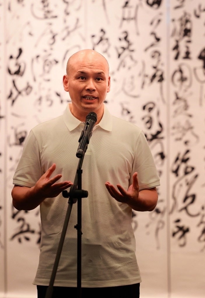因书法公开课在网上走红,方建勋书法篆刻展在京开幕