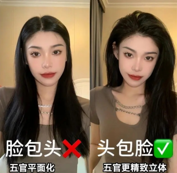 颅顶外轮廓,是我们从发际线沿着面部外侧一直到下巴整个的u型 v型轮廓