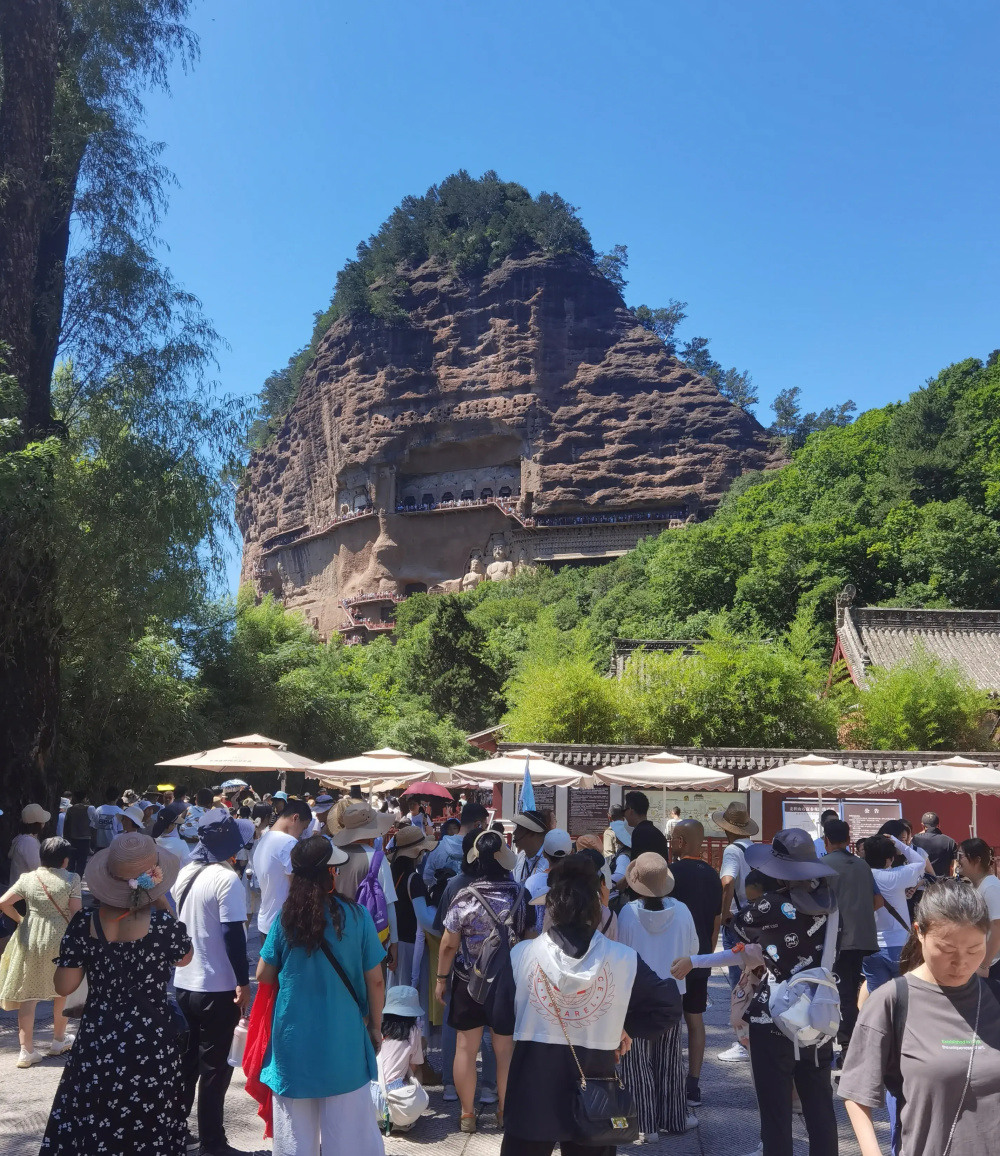 甘肃天水麦积山石窟旅游打卡热度飙升