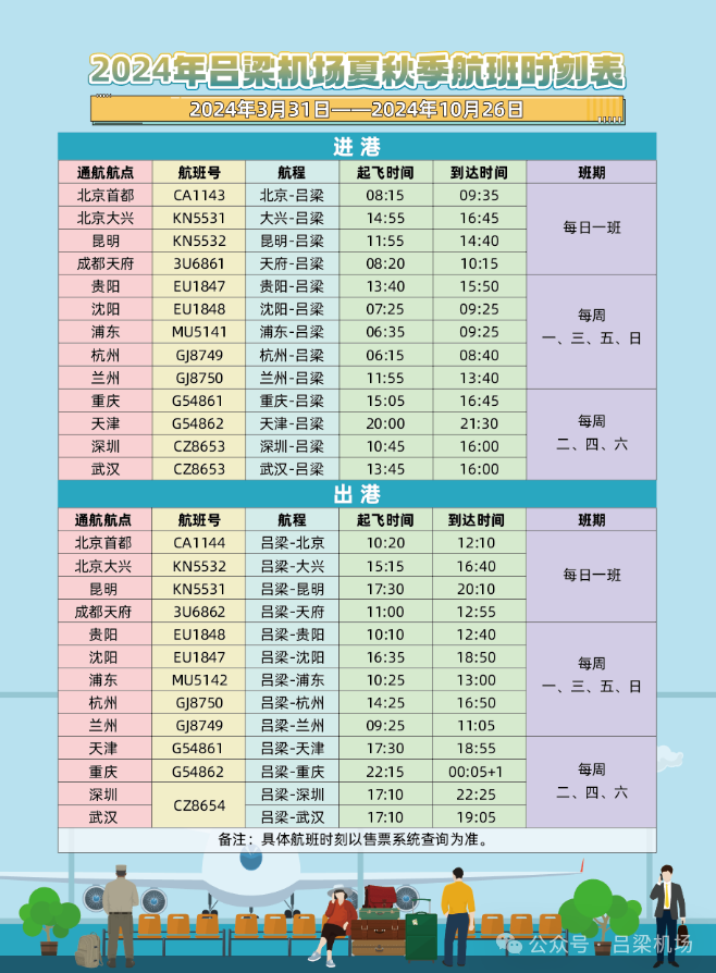 吕梁机场本月恢复飞西安,大连航班