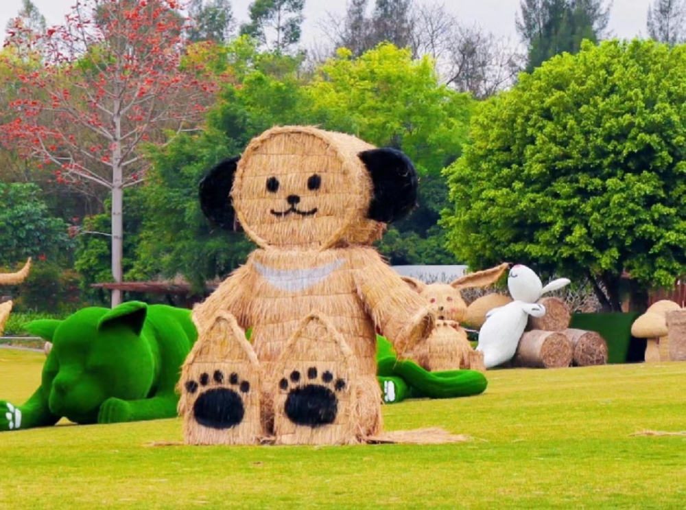 常德花海大地艺术季·巨型稻草人王国,五一假期迎客啦_腾讯新闻
