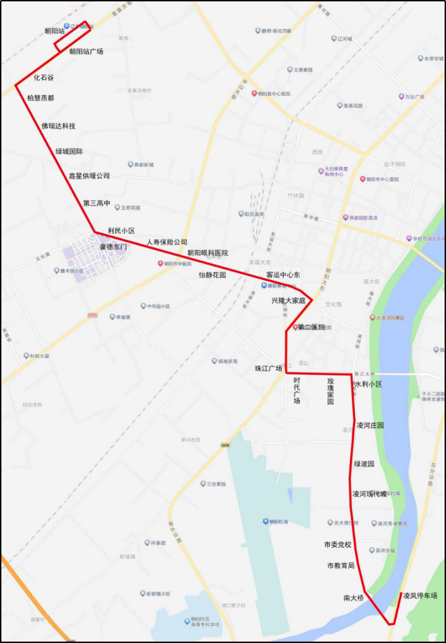朝阳最新公交线路图!(抓紧收藏)