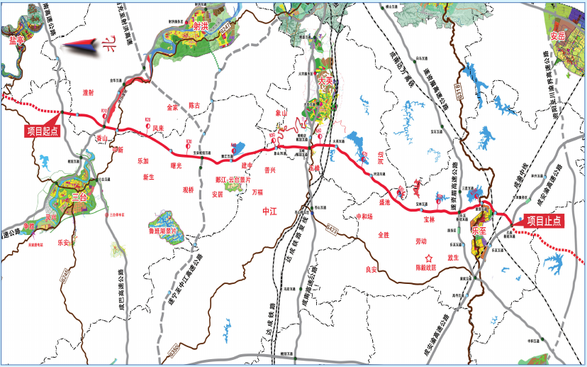 成绵高速第三复线规划图片
