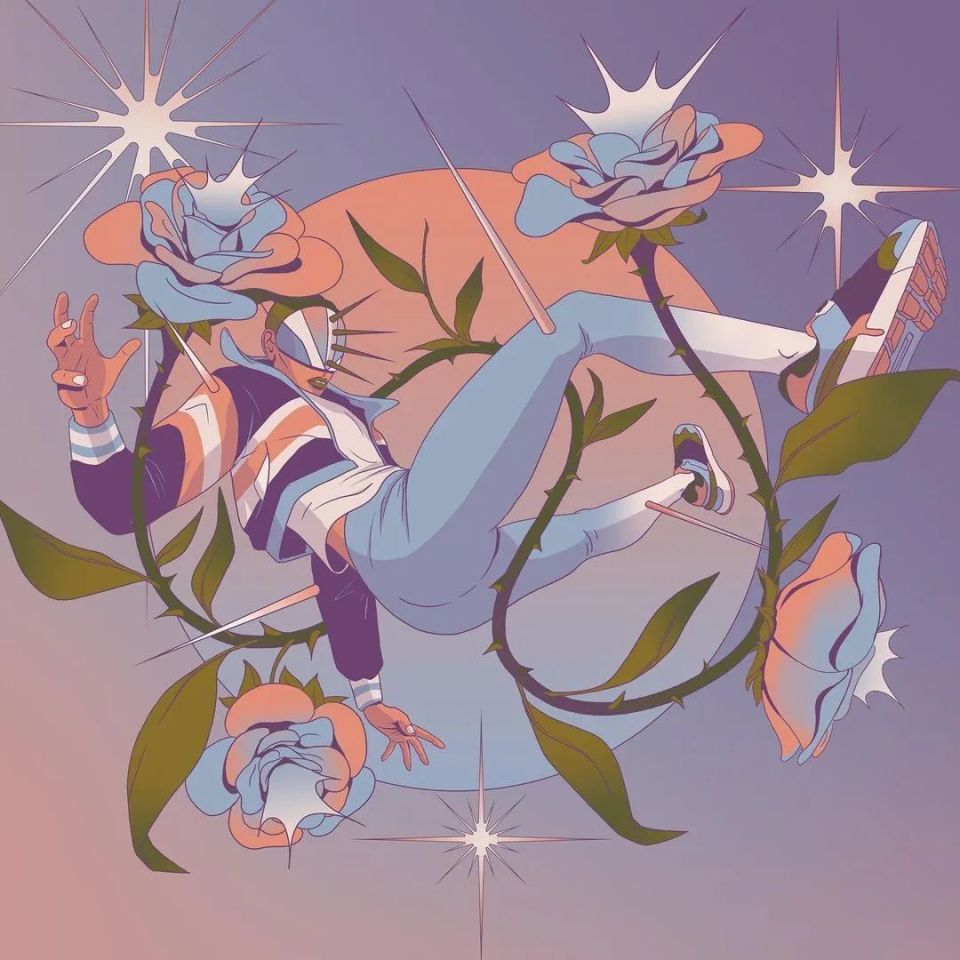 插画|朋克风格的时髦插画案例100款