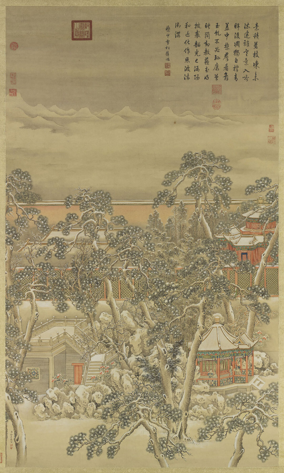 清代宫廷花卉画的百态千姿:看康熙乾隆的"移动花园"