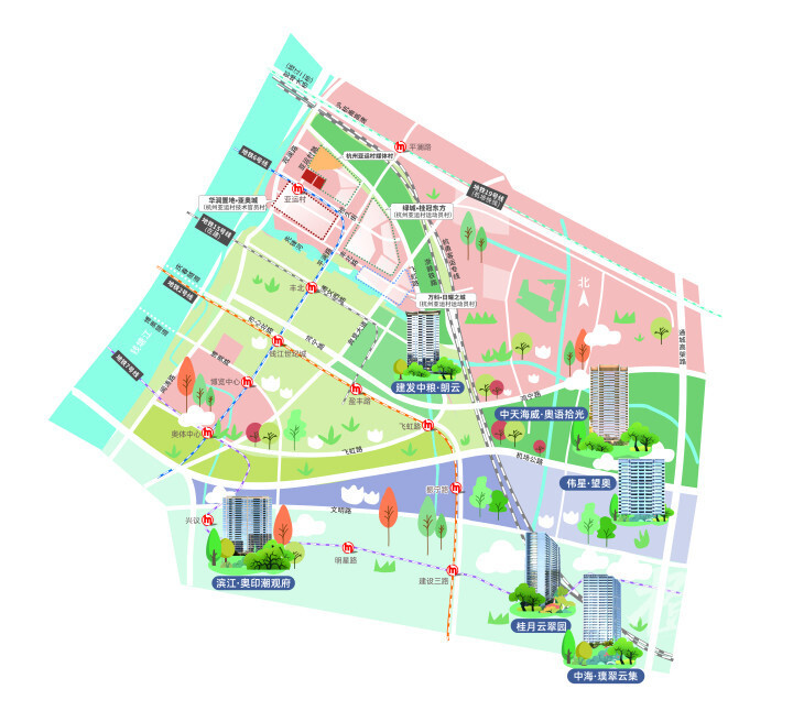 亚运板块资源稀缺, "平替"钱塘湾总部基地,市北成了"香饽饽"