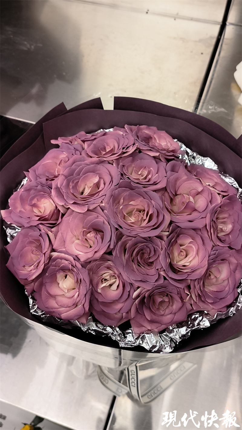 七夕将至,南京鲜花市场玫瑰稳居"c位"