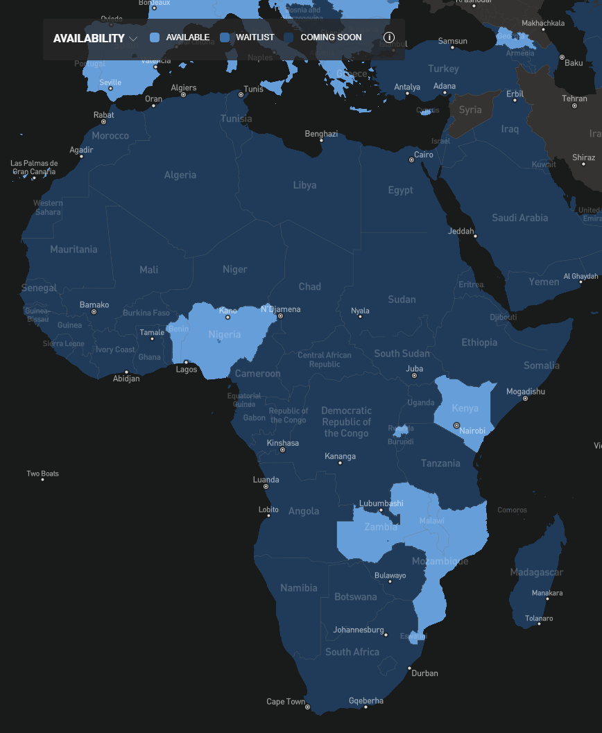 目前,非洲仅有贝宁,尼日利亚,肯尼亚,赞比亚,莫桑比克,马拉维等少数几