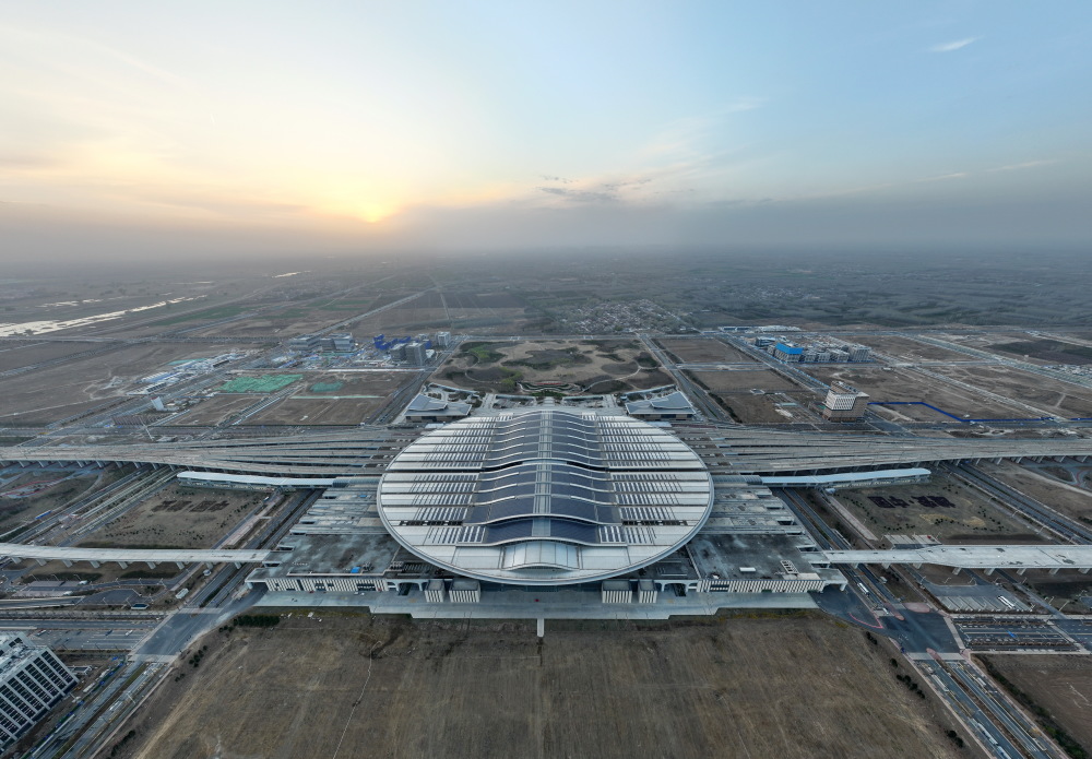 河北雄安新区标志性建筑彰显中式美学_腾讯新闻