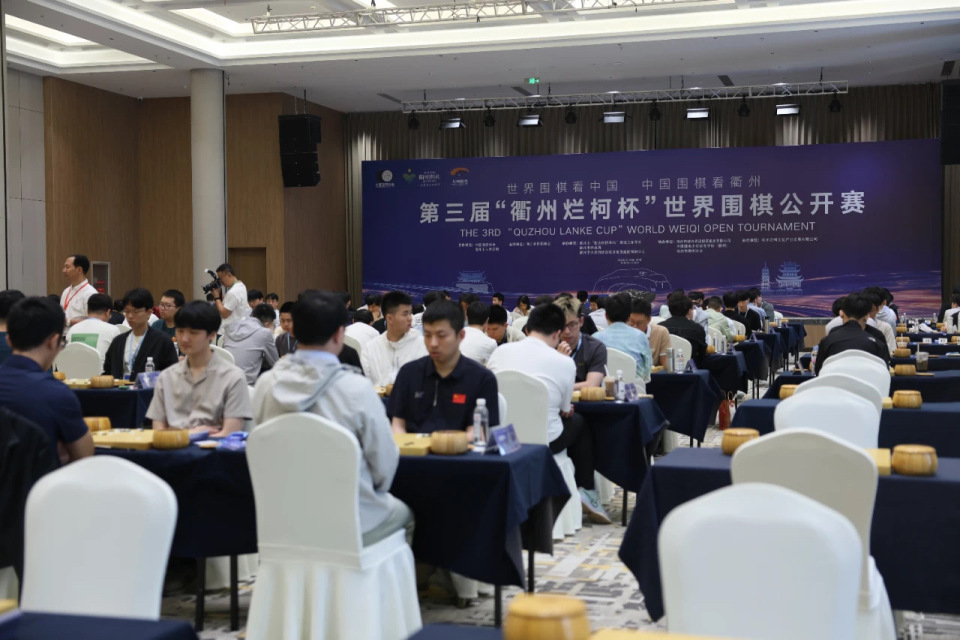 “衢州烂柯杯”世界围棋公开赛国际预选赛落子