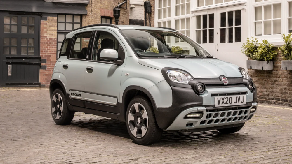 个性的的意大利熊猫,菲亚特panda实车图发布_腾讯新闻