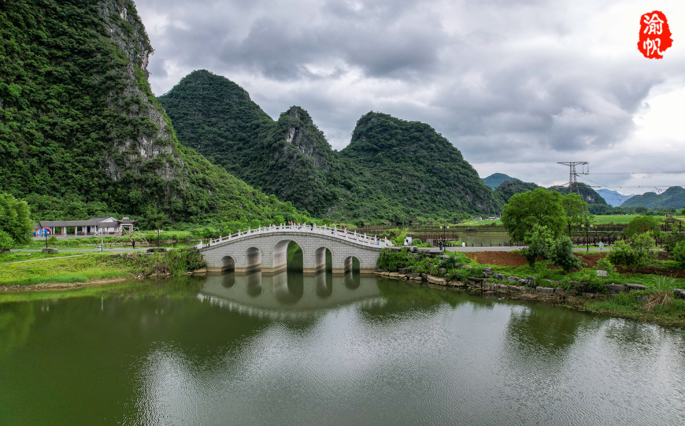 山水乡村照片高清大图图片