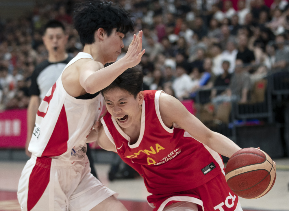 篮球——国际女篮对抗赛:中国队不敌日本队(3)