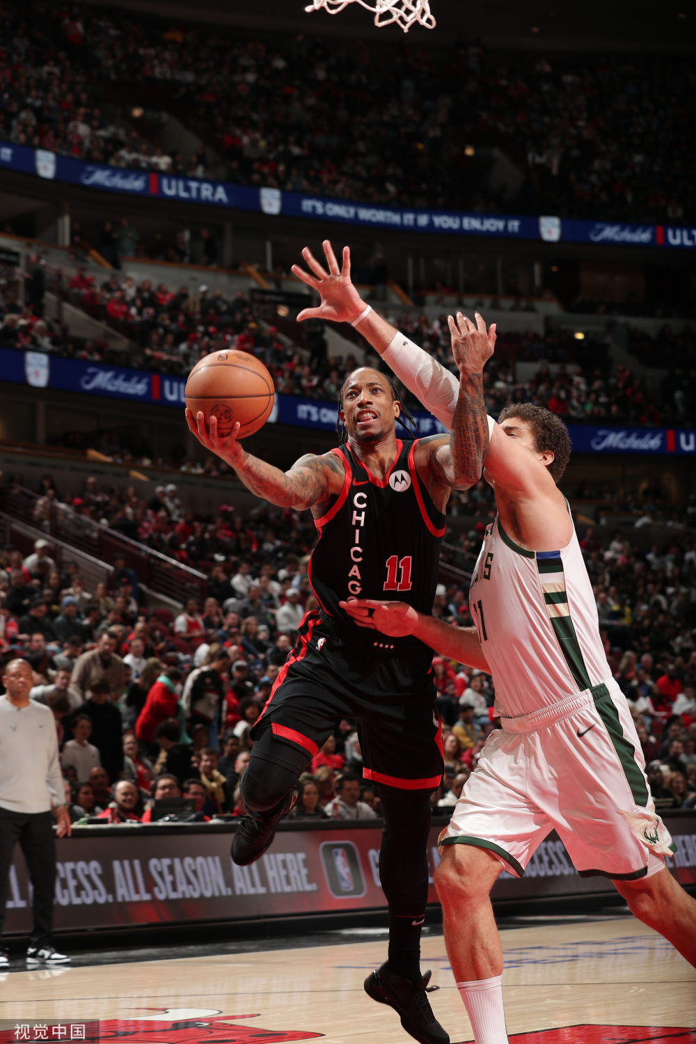 雄鹿三杀公牛:字母哥46 16胜场队史第一 德罗赞破23000分