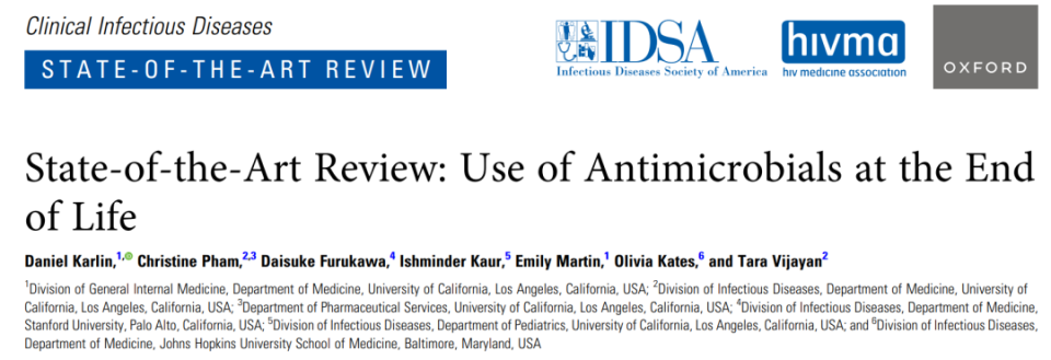 临终关怀的抗菌药使用_腾讯新闻