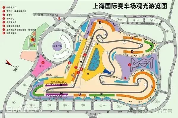 F1赛道平面图图片