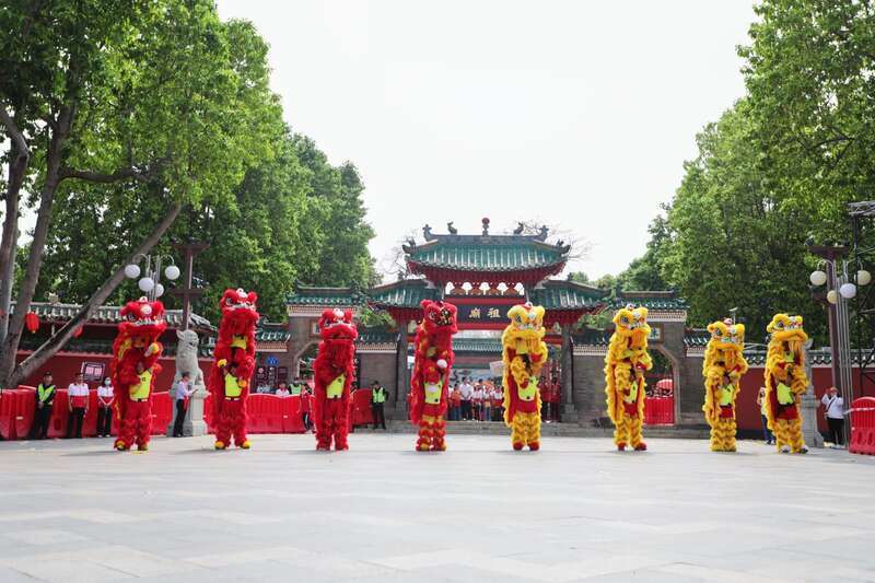 广东佛山祖庙庙会拉开帷幕再现北帝出巡盛况