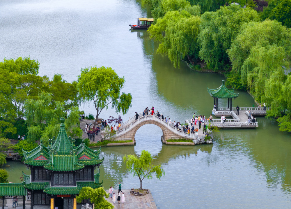 初夏瘦西湖美如画