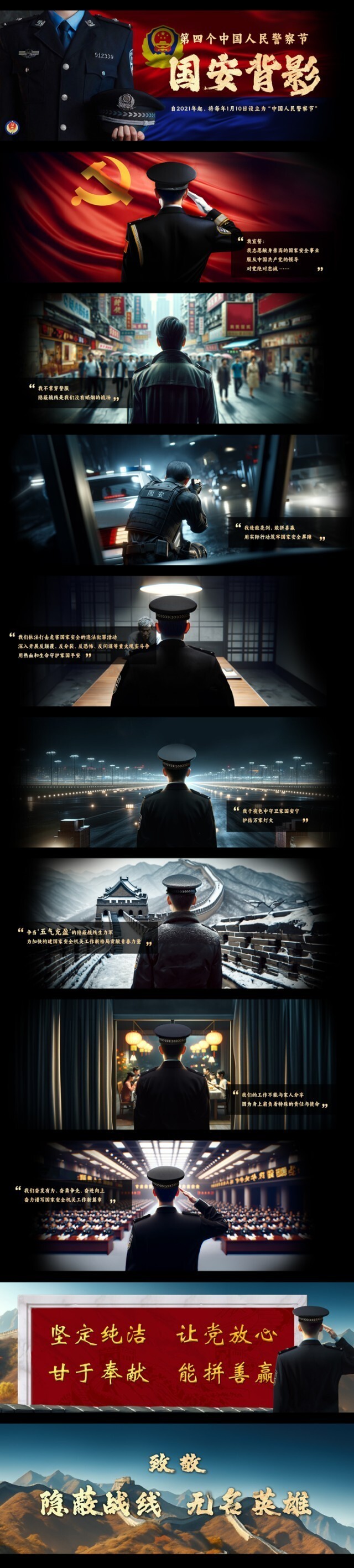 中国人民警察节特别策划|国安背影