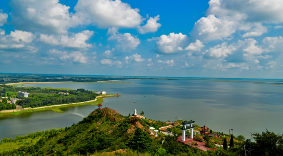 峡山水库风景区图片