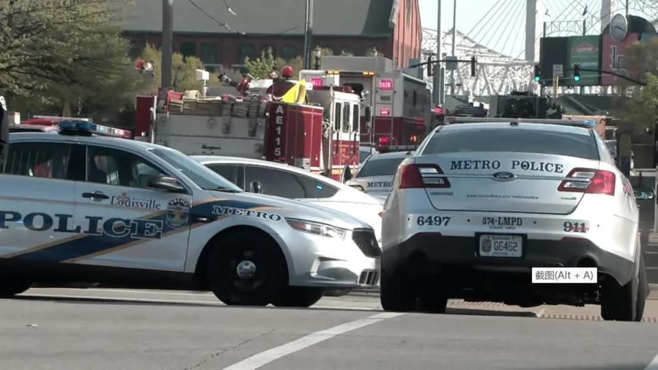 综合cnn,bbc4月10日报道,美国肯塔基州路易斯维尔市市中心发生大规模