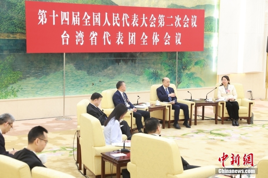 台湾代表团举行开放团组会议