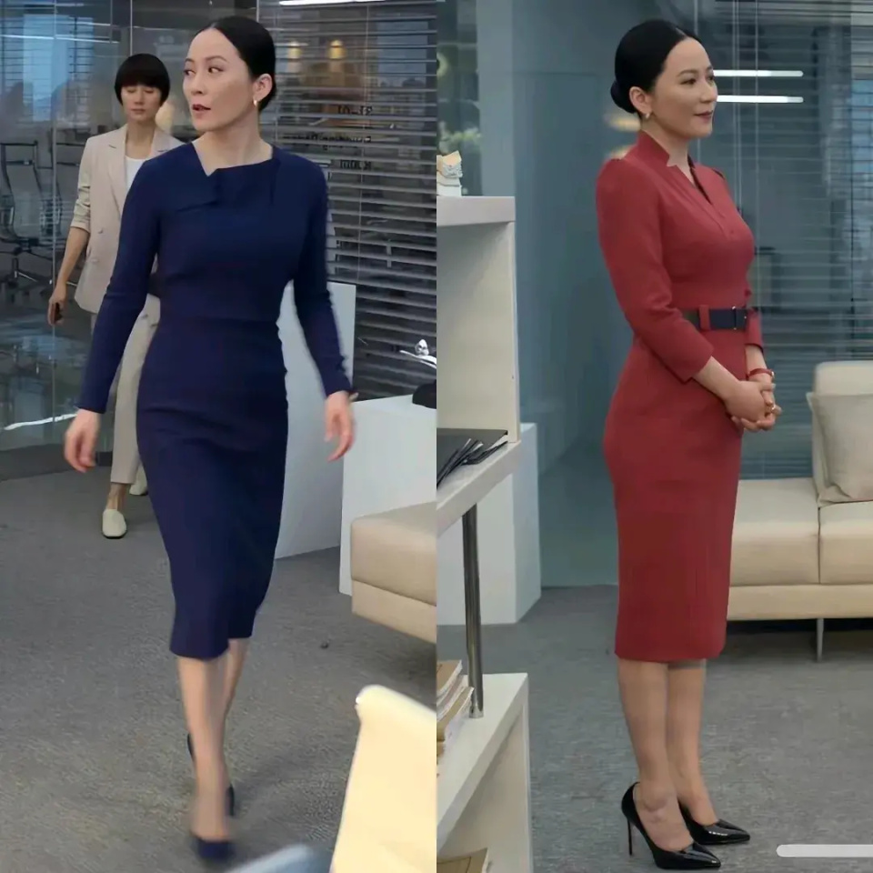 这才是中年女人该有打扮:穿裙过膝,裤不紧身,看53岁俞飞鸿就懂
