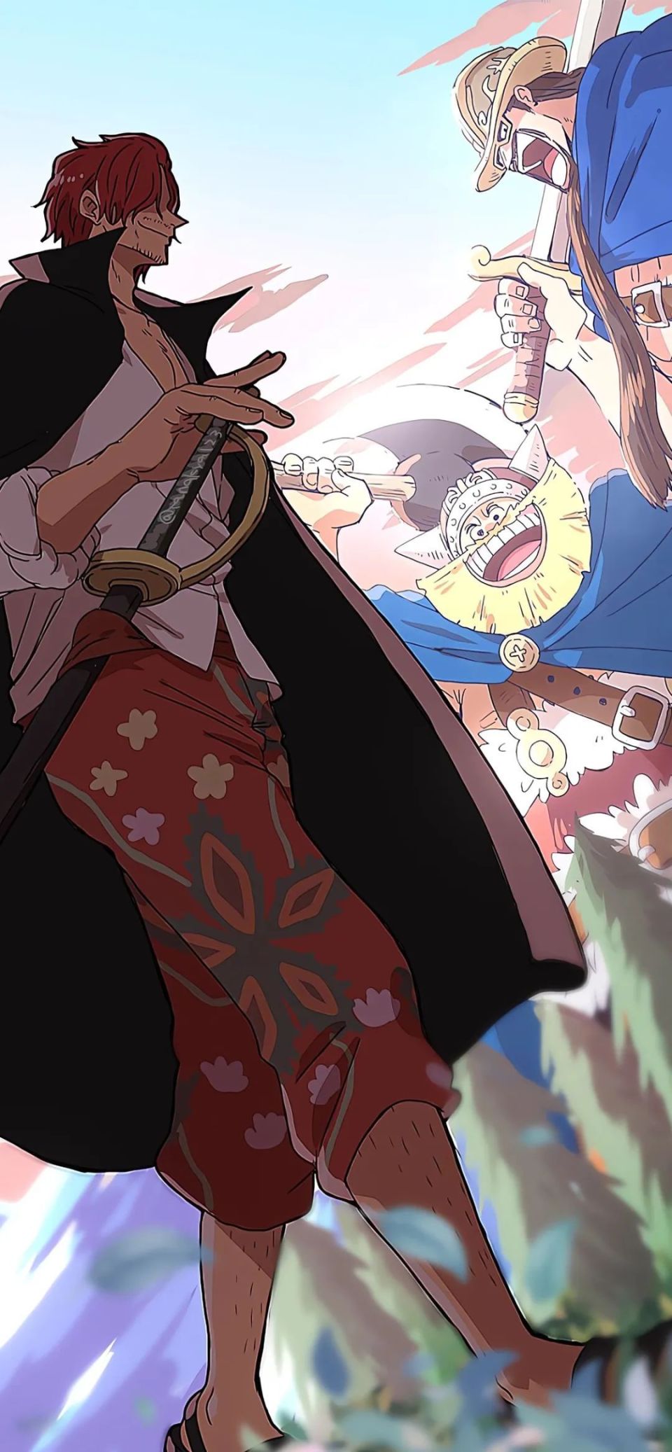 壁纸|海贼王红发海贼团,香克斯壁纸