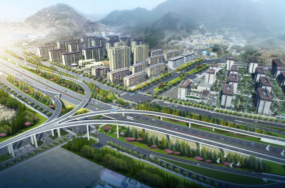桥旁,折叠吊,履带吊等施工机械也在有序吊装.青岛城投集团
