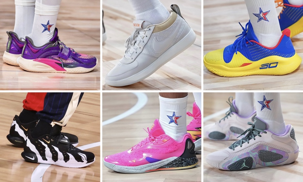 谁的鞋最帅nba全明星赛众球星上脚欧文1在列sga定制针织鞋面